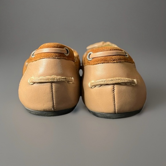 Isaac Mizrah Tan Suede Women's Loafers - Picture 3 of 9